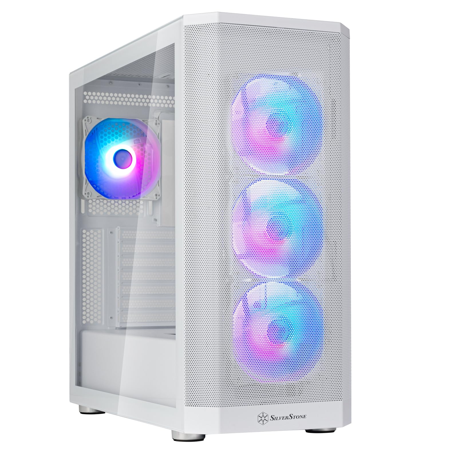 SilverStone Technology Chassi de torre ATX branco FARA 514X com